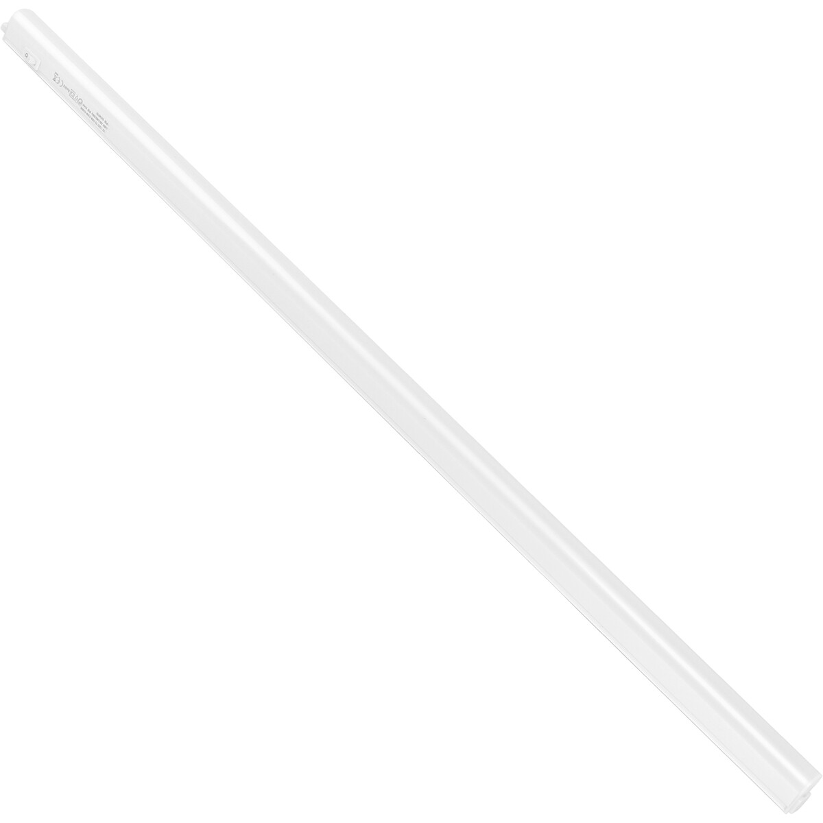 Réglette LED avec Tube T5 - Aigi Timola - 90cm Simple - 10W - Connectable - Blanc Froid 6500K - Mat Blanc - Plastique