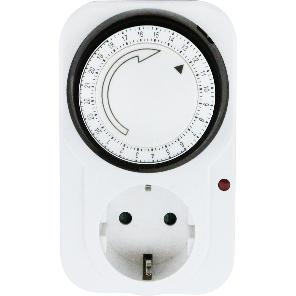 Minuterie - Aigi Tonci - Horloge de Commutation Analogique - 3680W - Blanc