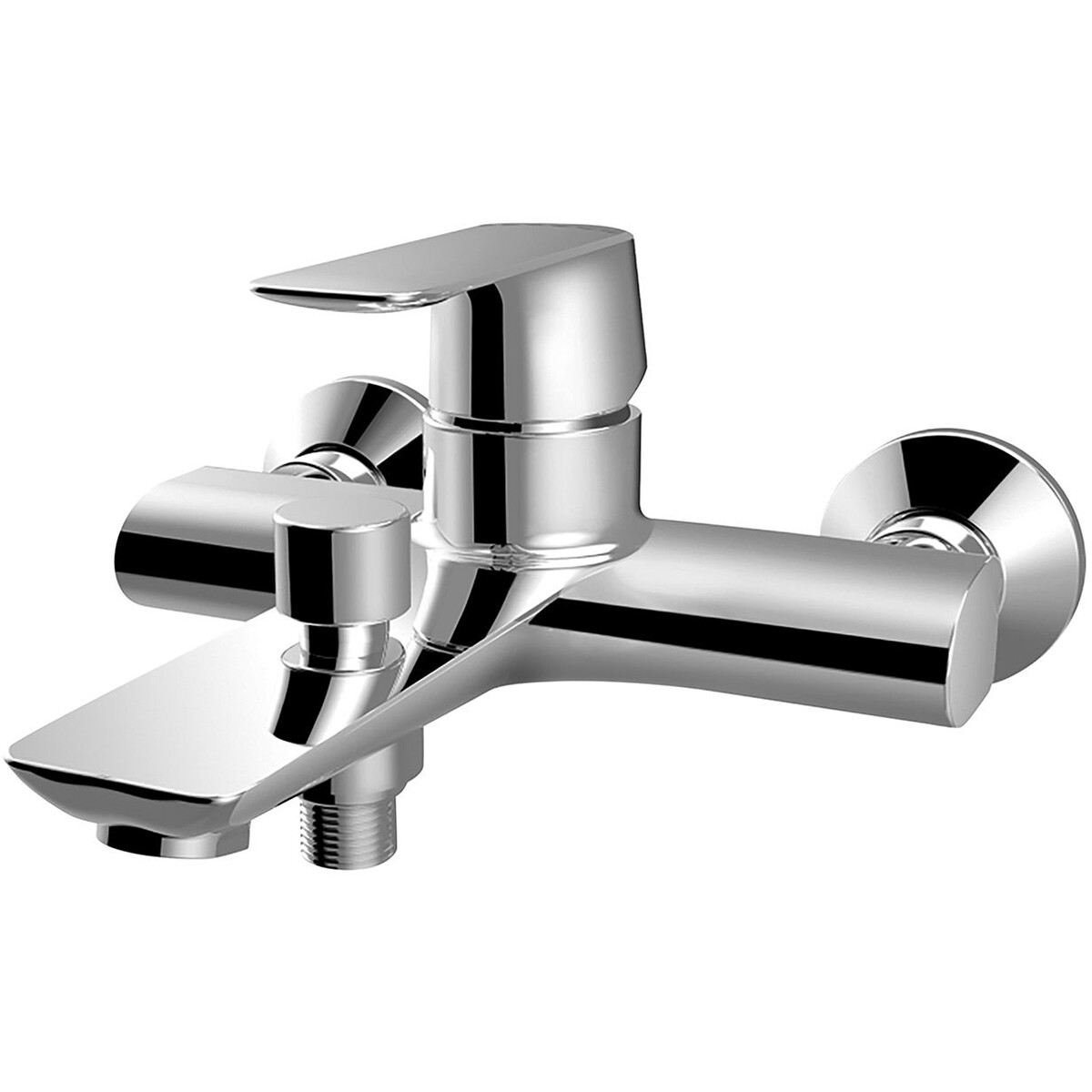 Mitigeur Bain/Douche - Leoni Distu - Économiseur d'Eau - Chrome