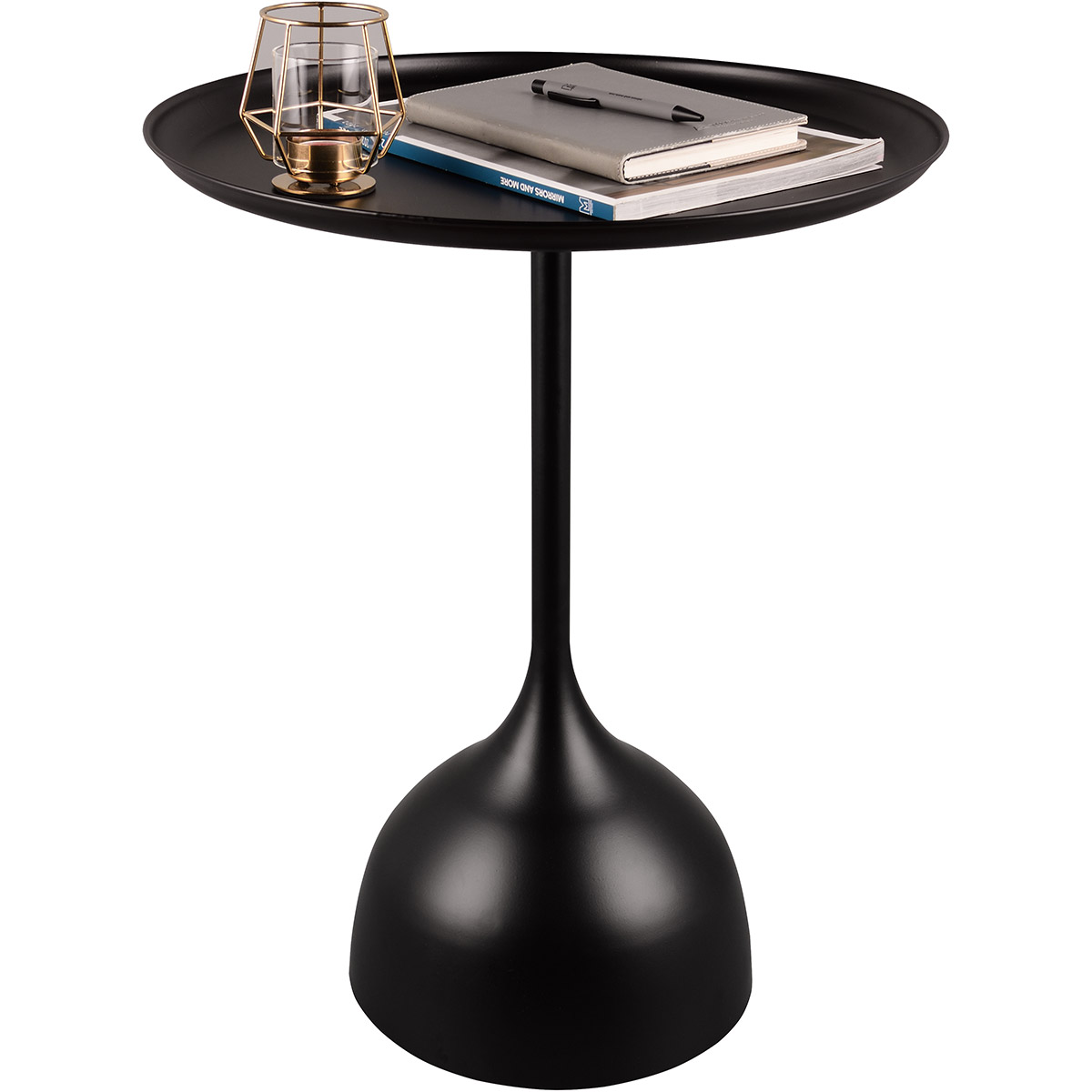 Table d'Appoint - Trion Moderna Haute - Noir - Métal