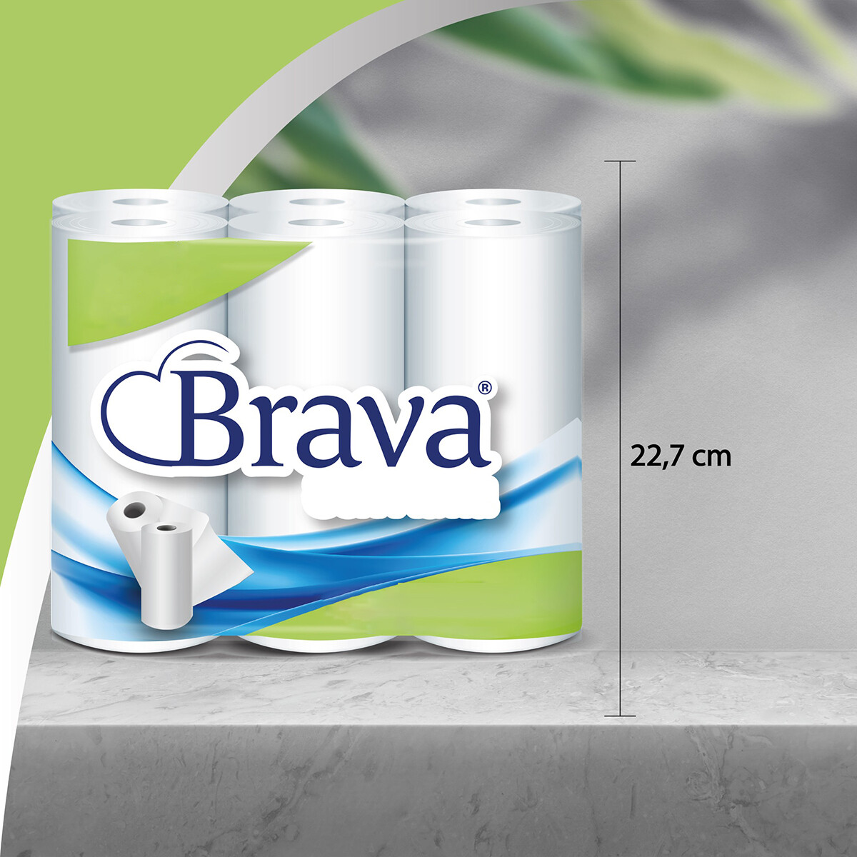 Brava - Essuie-tout Super - 12 Rouleaux - Essuie-tout ultra absorbant - Rouleau de cuisine Ultra Clean - Pack économique