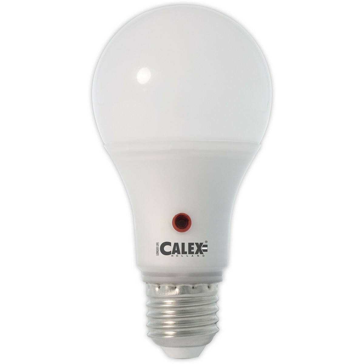 CALEX - Pack de 6 Lampes LED - Capteur A60 - Douille E27 - 8W - Blanc Chaud 3000K - Mat Blanc