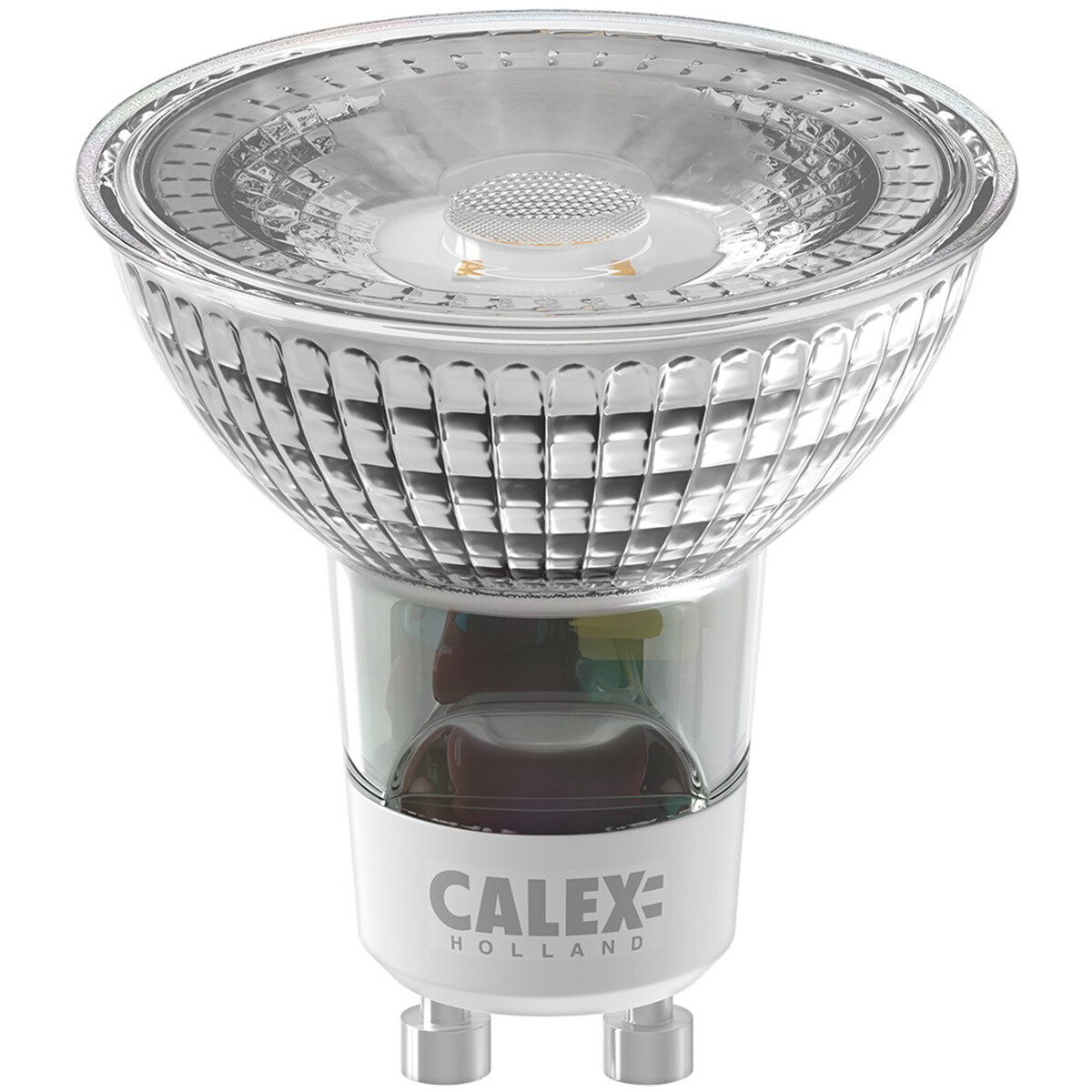 CALEX - Spot LED - Lampe Réflecteur - Douille GU10 - 3W - Blanc Chaud 2800K - Blanc