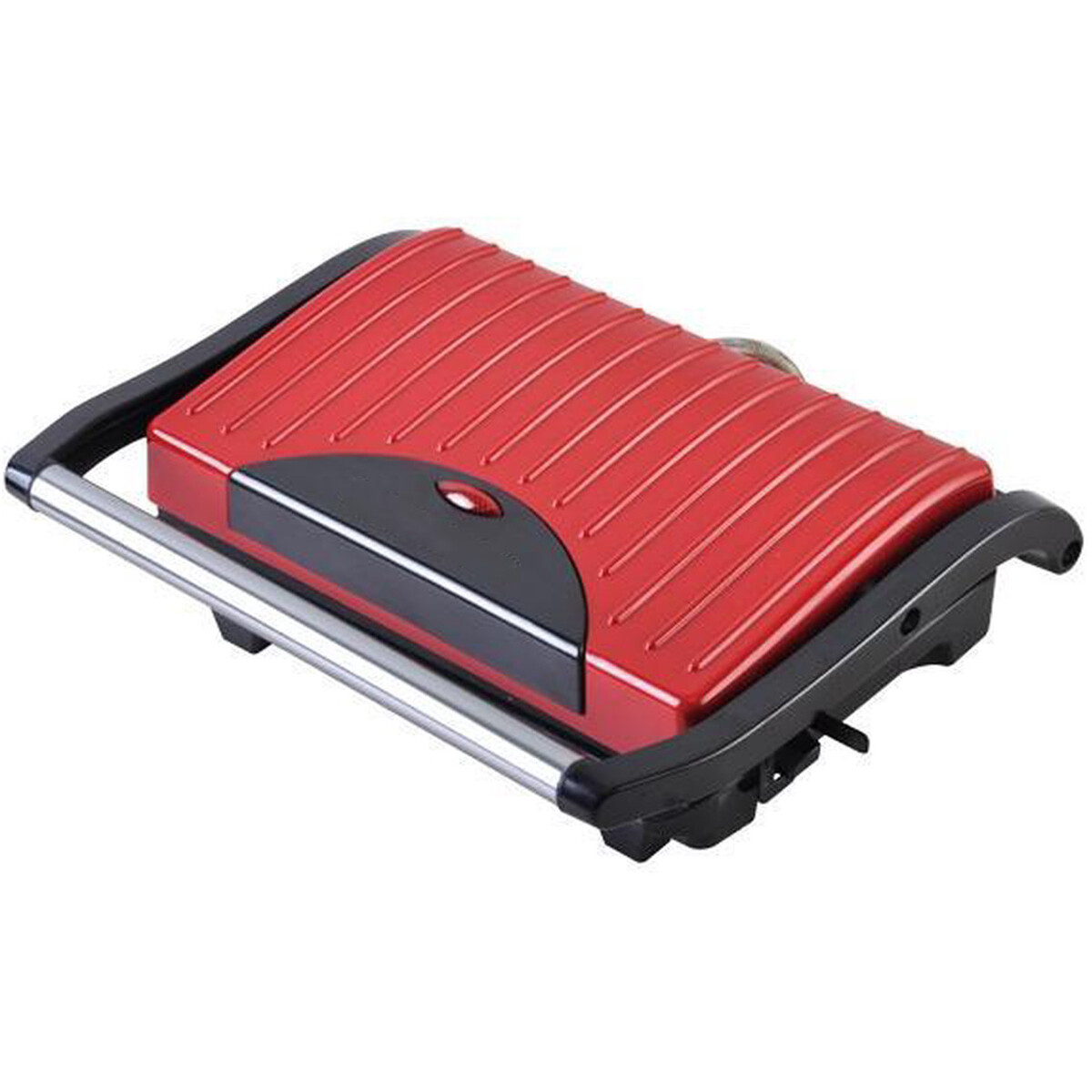 Grill de contact - Appareil à Croque-Monsieur - Aigi Wirmo - Toucher Froid - Inox - Rouge