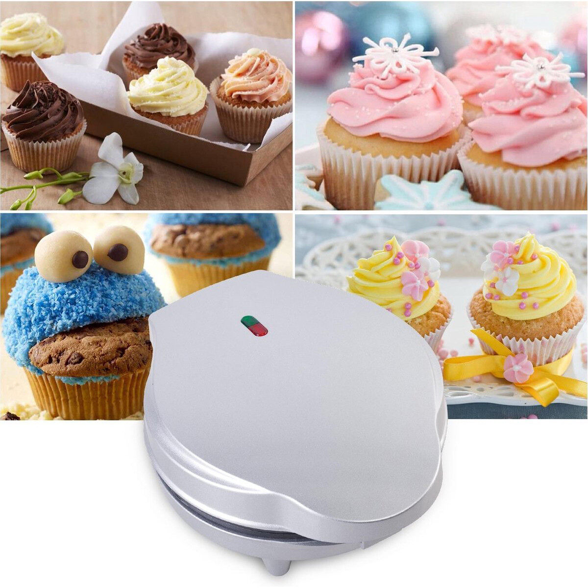 Cupcakemaker - Aigi Popy - Chauffage Intelligent - Argent