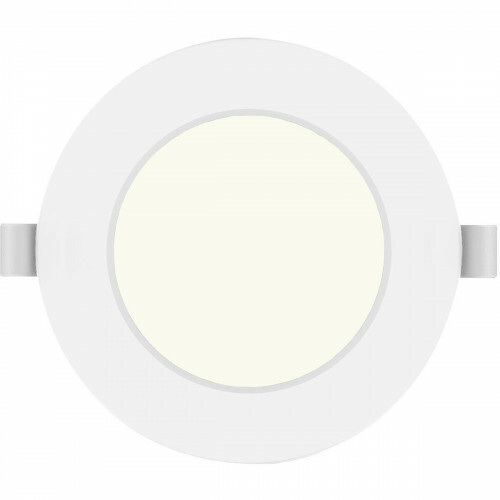 Downlight LED Pro - Aigi Trinko - Rond Encastré 4W - Blanc Neutre 4000K - Mat Blanc - Plastique - Ø98mm