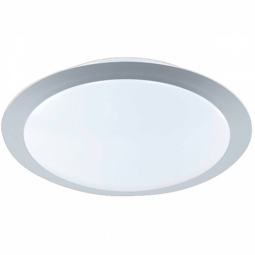 Plafonnier LED - Éclairage de Plafond - Trion Ginzon - 9W - Blanc Chaud 3000K - Dimmable - Rond - Mat Titane - Aluminium