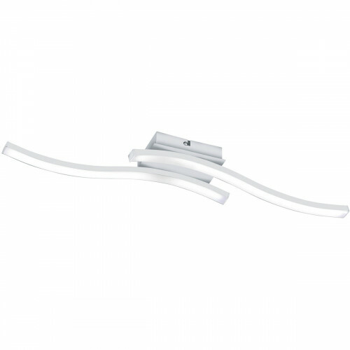 Plafonnier LED - Éclairage de Plafond - Trion Ritonu - 10W - Blanc Neutre 4000K - Rectangle - Mat Blanc - Aluminium