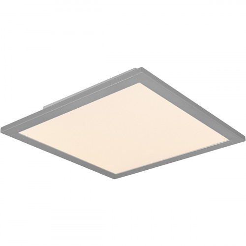 Plafonnier LED - Éclairage de Plafond - Trion Tirus - 14W - Couleur de lumière ajustable - Télécommande - Dimmable - Carré - Mat Titane - Aluminium