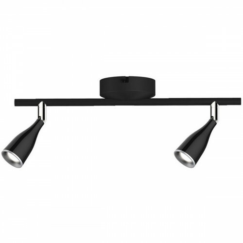 Plafonnier LED - Éclairage de Plafond - Viron Nikov - 9W - Blanc Chaud 3000K - Rond - Mat Noir - Aluminium