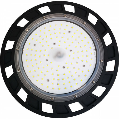 LED UFO High Bay - Aigi Uvomi - 150W - Driver MEAN WELL - Éclairage d'Entrepôt - Blanc Froid 5700K - Étanche IP65 - Aluminium