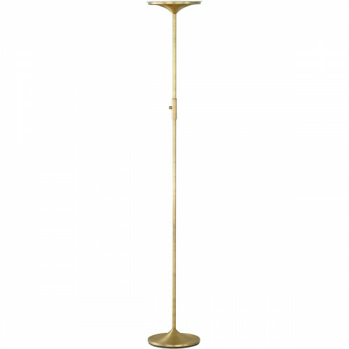 Lampadaire LED - Trion Oringa - 20W - Blanc Chaud 3000K - Dimmable - Rond - Bronze Ancien - Aluminium