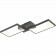 LED Plafondlamp - Plafondverlichting - Trion Civa - 14W - Warm Wit 3000K - Dimbaar - Rechthoek - Mat Zwart - Aluminium