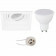 LED Spot Set - Pragmi Domy Pro - GU10 Fitting - Inbouw Vierkant - Mat Wit - 4W - Warm Wit 3000K - Verdiept - Kantelbaar - 105mm