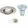 OSRAM - LED Spot Set - Parathom PAR16 927 36D - Pragmi Alpin Pro - GU10 Fitting - Dimbaar - Inbouw Rond - Mat Nikkel - 3.7W - Warm Wit 2700K - Kantelbaar - Ø92mm