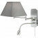 OSRAM - LED Wandlamp - Trion Hotia - E14 Fitting - 3W - Warm Wit 3000K - Vierkant - Mat Grijs - Aluminium