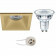 PHILIPS - LED Spot Set - CorePro 827 36D - Pragmi Pollon Pro - GU10 Fitting - Inbouw Vierkant - Mat Goud - 3.5W - Warm Wit 2700K - Verdiept - 82mm