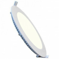 Downlight LED Slim - Rond Encastré 18W - Dimmable - Blanc Neutre 4200K - Mat Blanc Aluminium - Ø225mm