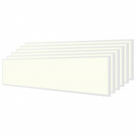 Panneau LED 30x120 pack de 6 - Velvalux Lumis - Panneau LED pour plafond suspendu - Blanc Naturel 4000K - 40W - Encastré - Rectangulaire - Blanc - Sans scintillement