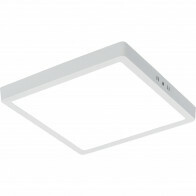 Panneau LED - 30x30 Blanc Froid 6400K - 28W Montage en Surface Carré - Mat Blanc - Sans Scintillement