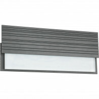 Éclairage de Jardin - Applique Extérieure - Trion Riza - 10W - Blanc Chaud 3000K - Étanche IP65 - Anthracite - Aluminium