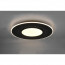 LED Plafondlamp - Plafondverlichting - Trion Virsa - 70W - Aanpasbare Kleur - Dimbaar - Afstandsbediening - Rond - Mat Zwart - Aluminium 11