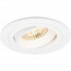 LED Spot Set - Pragmi Alpin Pro - GU10 Fitting - Inbouw Rond - Mat Wit - 4W - Warm Wit 3000K - Kantelbaar Ø92mm 4