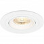 LED Spot Set - Pragmi Alpin Pro - GU10 Fitting - Inbouw Rond - Mat Wit - 4W - Warm Wit 3000K - Kantelbaar Ø92mm 5