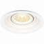 LED Spot Set - Pragmi Domy Pro - GU10 Fitting - Inbouw Rond - Mat Wit - 4W - Warm Wit 3000K - Verdiept - Kantelbaar - Ø105mm 5