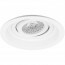 LED Spot Set - Pragmi Domy Pro - GU10 Fitting - Inbouw Rond - Mat Wit - 4W - Warm Wit 3000K - Verdiept - Kantelbaar - Ø105mm 2