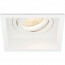 LED Spot Set - Pragmi Domy Pro - GU10 Fitting - Inbouw Vierkant - Mat Wit - 4W - Warm Wit 3000K - Verdiept - Kantelbaar - 105mm 4