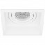 LED Spot Set - Pragmi Domy Pro - GU10 Fitting - Inbouw Vierkant - Mat Wit - 4W - Warm Wit 3000K - Verdiept - Kantelbaar - 105mm 4