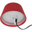 LED Vloerlamp - Trion Uraz - 1.5W - Warm Wit 3000K - Spatwaterdicht IP44 - USB Oplaadbaar - Rond - Rood - Metaal 5