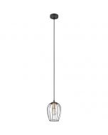 LED Hanglamp - Hangverlichting - Trion Vito - E27 Fitting - Rond - Oud Brons - Aluminium