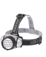 LED Hoofdlamp - Aigi Heady - Waterdicht - 35 Meter - Kantelbaar - 18 LED's - 1.1W - Zilver | Vervangt 9W