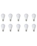 LED Lamp 10 Pack - E27 Fitting - 10W Dimbaar - Helder/Koud Wit 6400K