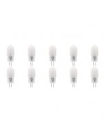 LED Lamp 10 Pack - G4 Fitting - Dimbaar - 2W - Helder/Koud Wit 6000K - Melkwit | Vervangt 20W