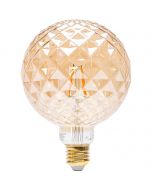 LED Lamp - Aigi Glow Pineapple - E27 Fitting - 4W - Warm Wit 1800K - Amber