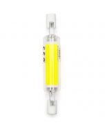 LED Lamp - Aigi Qolin - R7S Fitting - 4W - Helder/Koud Wit 6500K - Geel - Glas