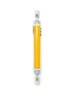 LED Lamp - Aigi Qolin - R7S Fitting - 7W - Helder/Koud Wit 6500K - Oranje - Glas