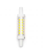 LED Lamp - Aigi Trunka - R7S Fitting - 5W - Helder/Koud Wit 6500K - Geel - Glas