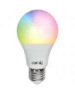 LED Lamp - Facto - Smart LED - Wifi LED - Slimme LED - 10W - E27 Fitting - RGB+CCT - Aanpasbare Kleur - Dimbaar - Afstandsbediening