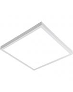 LED Paneel - 60x60 Helder/Koud Wit 6400K - 45W Opbouw Vierkant - Mat Wit - Flikkervrij