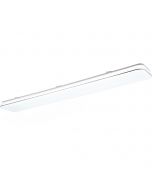 LED Plafondlamp - Plafondverlichting - Trion Povino - 31W - Warm Wit 3000K - Dimbaar - Rechthoek - Mat Zwart - Aluminium