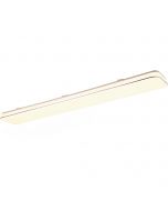 LED Plafondlamp - Plafondverlichting - Trion Povino - 31W - Warm Wit 3000K - Dimbaar - Rechthoek - Mat Zwart - Aluminium