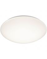 LED Plafondlamp - Trion Puta - Opbouw Rond 15W - Spatwaterdicht IP44 - Warm Wit 3000K - Mat Wit Kunststof