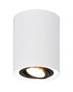 LED Plafondspot - Trion Kowki - GU10 Fitting - Rond - Mat Wit - Aluminium