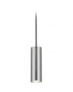 LED Railverlichting - Hanglamp - Trion Dual Monla - 2 Fase - GU10 Fitting - Rond - Mat Nikkel - Aluminium