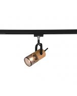 LED Railverlichting - Track Spot - Trion Dual Yosh - 2 Fase - E14 Fitting - Rond - Mat Zwart - Aluminium