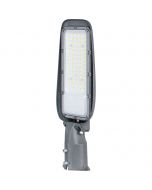 LED Straatlamp - Aigi Animo - 30W - Helder/Koud Wit 6500K - Waterdicht IP65 - Mat Grijs - Aluminium